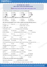 Đề thi học kì 2 Tiếng Anh 6 English Discovery - Đề số 5